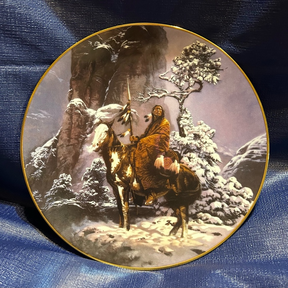 Vintage Hamilton Collection Mystic Warrior Plate H0005-PL-0063-2